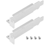 ECSiNG 2Pcs Computers PCI Half Height Bracket Compatible with Dell H200 H310 Compatible with HP H220 with Screws