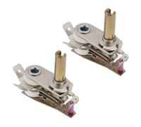 ECSiNG 2Pcs Electric Oven Thermostat KST220 T250 Adjustable Thermostat Bimetal Temperature Controller for Electric Heaters 16A/250VAC