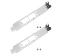 ECSiNG 2pcs Full Height Brackets with Screws Compatible with Mellanox CX416A CX456A CX556A MCX516A MCX456A CONNECTX-4