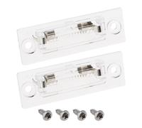 ECSiNG 2PCS LED Licence Number Plate Light 3B5 943 021 A/B/D / 3B5 998 026 A / 3BD 943 021 / 1KD 943 021 Compatible with Passat Caddy Transporter