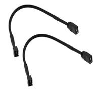 ECSiNG 2Pcs Motherboard ARGB Adapter 16.5cm Cable Compatible with NZXT AER RGB & F120 RGB CORE Fan