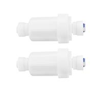 ECSiNG 2PCS Outdoor Misting System Water Filter for 1/4 Inch Garden Hose 120 Microns 100 Mesh 92.2x39.6mm Misting System Filter