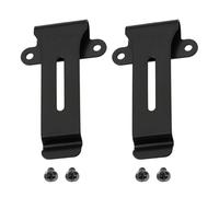 ECSiNG 2PCS Radio Walkie Talkie Metal Belt Clip 60x36mm Compatible with Kenwood TK-208 TK-308 TH-22AT TK2118 TK3118 Model