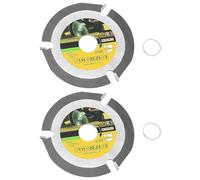 ECSiNG 2PCS TCT Circular Wood Saw Blade Disc 115mm 22.23mm Bore Arbor 3T Saw Blade for Angle Grinder Woodcarving Sculpting Shaping Grooving and Cutting