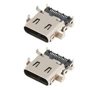 ECSiNG 2Pcs Type-C USB Charging Port Connector Compatible with HP Elite X2 1012 G1 Laptops