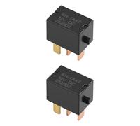 ECSiNG 2x 4Pin Automotive Relay KH-1A4T 12VDC for Car Lights Horn Air Conditioners Black
