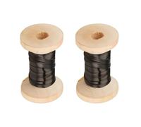 ECSiNG 2x Black Carbon Fiber Fishing Rod Guide Replacement 3K for Fishing Rods & Lure Rod Modification