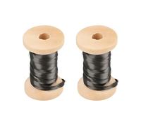 ECSiNG 2x Black Carbon Fiber Fishing Rod Guide Replacement 6K for Fishing Rods & Lure Rod Modification