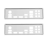 ECSiNG 2x IO Backplane for Computer Motherboard Compatible with MSI Z490-A PRO Silver