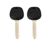 ECSiNG 2x Key Blank 90999-00199 No Chip Uncut Spare Key Compatible with Toyota Camry Corolla RAV4 Tacoma