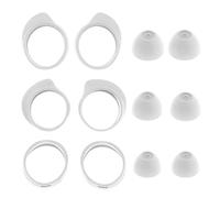 ECSiNG 3 Pairs Earbuds Set Compatible with Samsung Galaxy Buds SM-R170 Wireless Headphones Silicone Anti-Slip Eartips Earhooks Cover Eargels S M L 3 Sizes White
