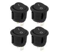 ECSiNG 4 Pcs Round Vacuum Cleaner Switch ON Off Switch Replacement Part Compatible with Ariete AT5185761900 2759 2761 Handy Force