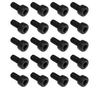 ECSiNG 48Pcs Bike Pedals Bolts Screws M4 x 8mm Inner Hexagon Threaded Screws 40Cr Pedal Pin Compatible with Horizon Pro Sam Hill Flat CL Black