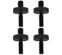 ECSiNG 4Pcs 1/4" to M5 Thread Adapter Screw Ø15 x L 26mm Suitable for Photography Tripod Equipment Camera Accessories, Black