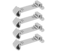 ECSiNG 4PCS DIN Rail Adapter PTFIX-NS35A 3274056 Compatible with NS 35 Can Accommodate 2.5 mm2 and 4 mm2 FIX Modules