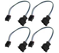 ECSiNG 4Pcs LED Rear Tail Light Adapter Cable Harness Compatible with VW Golf Mk6 R20 2008+ Plug and Play Wiring LED Taillight Retrofit