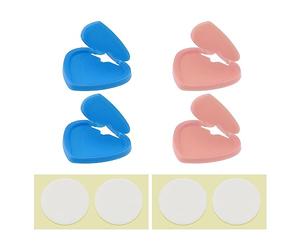 ECSiNG 4PCS Light Table Switch Protector Cover Diamond Painting Light Pad Switch Anti-Touch Cover for A2 A3 B4 A4 B5 Light Box (Pink & Blue)