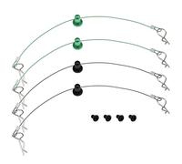 ECSiNG 4Pcs RC Car Body Shell Clip Pins Compatible with Hsp Compatible with Arram Compatible with Axial Ecx 1/10 RC Metal Shell Body Clip