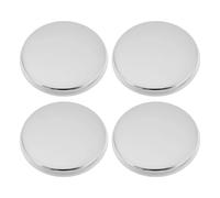 ECSiNG 4X 38mm Pop Up Sink Plug Replacement M8 Thread Brass Polished Chrome Drain Plug for Tub Sink Kitchen Bathroom Silver