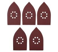 ECSiNG 50Pcs 105 x 175mm 8 Hole Sander Sanding Sheets Grit 40 60 80 100 120 Grit Sandpaper Sanding Pads Compatible with Black Decker Multi Sanders KA200 KA110E