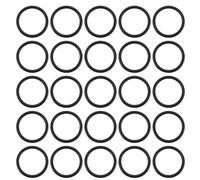 ECSiNG 50x Nitrile Rubber O Rings 22.4mmx2.65mm Compatible with Gardena V1 to V3 Valve Box 1254-20