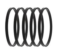 ECSiNG 5pcs Carburetor Float Bowl Gaskets Rubber 631028 29630121 47mm OD 45 ID Replacement Seal Gasket Compatible with Tecumseh Lawn Mover Black