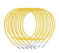 ECSiNG 5Pcs Repair Line Cable Replacement 979009E 907649 Compatible with VW Compatible with Audi Compatible with Skoda Yellow 0.50mm²