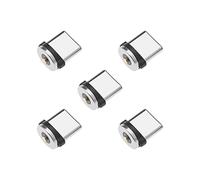 ECSiNG 5x Type C Magnetic Connector Rotating Type C Magnetic Adapter Magnetic Connector Tips Head for Magnetic Charging Cable Charge Cord
