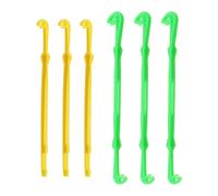 ECSiNG 6Pcs Fishhook Removal Tools Bait Needle Knotted Fly Hook Set Fishing Quick Nail Knot Tying Tool Set Fishing Accessories Plastic