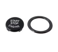 ECSiNG Car Engine Start Button Cover And Ring Compatible with BMW 3 Series E90 Compatible with BMW 1 Series 2004-2011