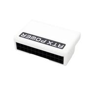 ECSiNG Computer Motherboard 90 Degree Turn White Power Connector Plug Suitable for ATX 24PIN Motherboard Port