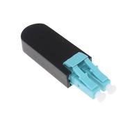 ECSiNG LC Fiber Optic Fiber Optic Cable Adapter 10Gb 40Gb OM3 Multimode 50/125 Loopback Adapter for Testing Applications Test Plug Multimode