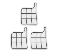 ECSiNG Pack of 3 Motor Filter Motor Protection Filter Vacuum Cleaner Cotton Filter Compatible with Vorwerk Kobold VK135 VK136 Vacuum Cleaner