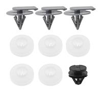 ECSiNG Pack of 9 Rear Wheel Arch Trim Clips Compatible with Mini Copper R50 R52 R53 2001-2006, 51137034022, 07130702516, 07132757821, Car Retaining Clips