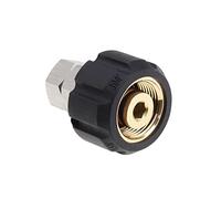 ECSiNG Pressure Washer Adapter Female Metric M22 to 1/4 Inch Female NPT Fitting Metal Pressure Washer Hose Adapter Quick Connect Socket