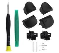 ECSiNG Set of 12 L1 R1 L2 R2 Trigger Buttons Repair Kit Compatible with PS5 V1 Controller Shoulder Buttons with Springs & Trigger Frames & Shaft & Screwdriver & Pry Tool