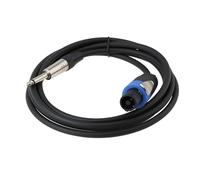 ECSiNG Speakon to 6.3 mm Jack Plug Speaker Cable for Speakers Amplifiers Mixers 2.5m Long