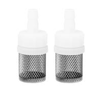 ECSiNG Stainless Steel Mesh Hose Barb Intake Filter 8 mm 2X Water Pump Suction Strainer