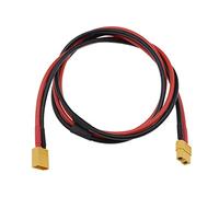 ECSiNG XT60 Male to XT60 Female Connector Adapter Cable 12AWG Extension Cable 100cm for RC Car Lipo Battery FPV Drone