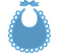 Ecstasy Crafts Marianne Design Creatables Dies-Bib, Up to 3.5-inch x 3.75-inch
