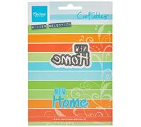 Ecstasy Crafts Metal Marianne Design Craftables Dies-New Home, 2-inch x 1-inch