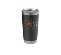 Ecstatic Dance Trance Meditation Retro Stainless Steel Insulated Tumbler