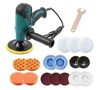 ectric Car Polisher and Buffer 700W Polishing Machine with 2 Backing Pads Polishing Pads Sponge Pads Sandpapers for Sanding Car Furniture