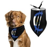 Ecuador Currency Icon Cute Dog Bandanas Adjustable Bibs Puppy Neckerchief for Cat Triangle Pet Scarf Summer