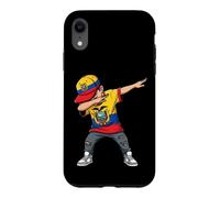 Ecuador Dabbing Boy Flag National Pride Case for iPhone XR