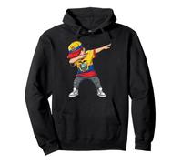 Ecuador Dabbing Boy Flag National Pride Pullover Hoodie