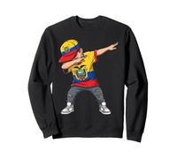 Ecuador Dabbing Boy Flag National Pride Sweatshirt