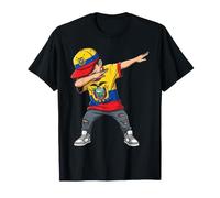 Ecuador Dabbing Boy Flag National Pride T-Shirt