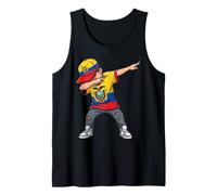 Ecuador Dabbing Boy Flag National Pride Tank Top
