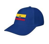 Ecuador Flag Baseball Hat,Classic 6 Panel Adjustable Fashion Cap for Women Men,Running Workouts and Outdoor Navy